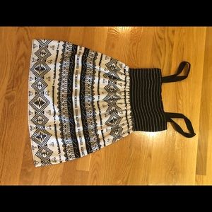 Black and white dress